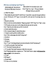 Đề kiểm tra cuối học kì II môn Tiếng Việt Lớp 2 - Năm học 2014-2015 - Trường TH Kim Bài
